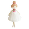 Amelie Ivory Floral - Kiddymania Rag Dolls