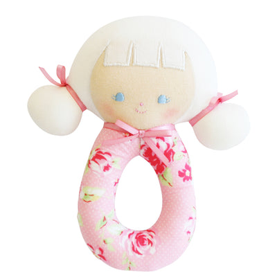 Audrey Grab Rattle - Kiddymania Rag Dolls