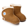 Cwtch Sheepskin Bootees Tan - Kiddymania Rag Dolls