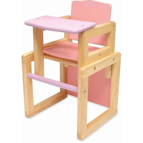 Dolls Wooden High Chair - Kiddymania Rag Dolls