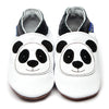Inch Blue White Panda Leather Baby Shoes - Kiddymania Rag Dolls