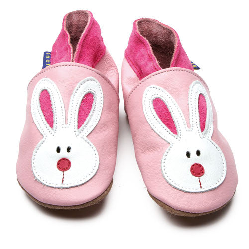 Inch Blue Baby shoes - Pink Bunny - Kiddymania Rag Dolls