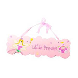 Wooden Little Princess Plaque - Kiddymania Rag Dolls