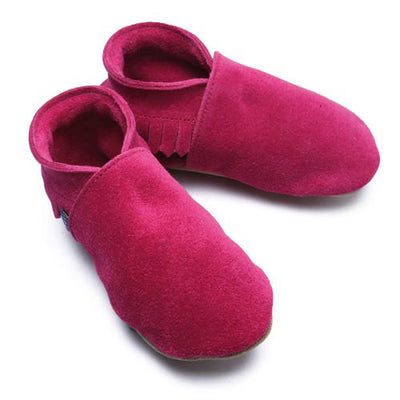 Inch Blue Moccasin Shocking Pink - Kiddymania Rag Dolls