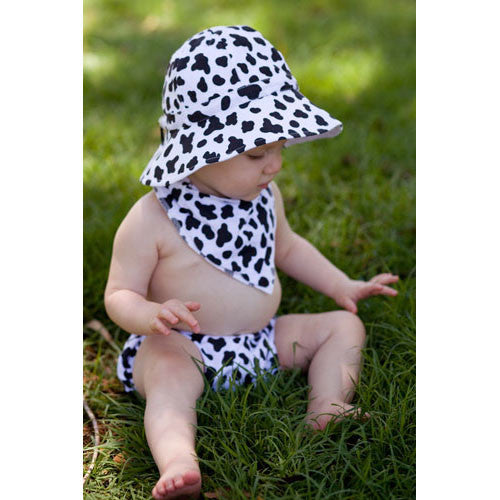 Noo Baby Bandana Bibs - Cow - Kiddymania Rag Dolls