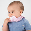 Cheeky Chompers Rosy Days Muslin Neckerchew - Kiddymania Rag Dolls
