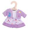 Lilac Dress and cardigan - for 34cm Doll - Kiddymania Rag Dolls