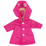 Pink Raincoat - for 28cm Doll - Kiddymania Rag Dolls