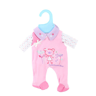 Dolly Designs Cutie Flower Bear Babygro 12-14