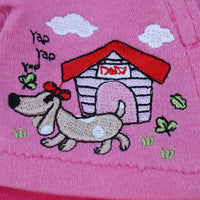 Dolly Designs 2 piece doggy trouser set with hood 14-16" - Kiddymania Rag Dolls