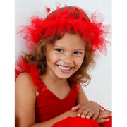 Frilly Lily Ruby Fancy Dress Headress - Kiddymania Rag Dolls