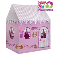 Gingerbread Cottage/Sweet shop 2 in 1 Playhouse Small - Kiddymania Rag Dolls