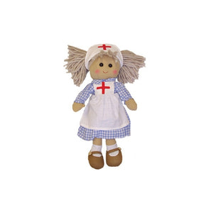 Powell Craft Handmade Rag Doll Nurse 60 cm - Kiddymania Rag Dolls