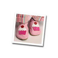 Inch Blue Cupcake Baby Girls Shoes - Kiddymania Rag Dolls