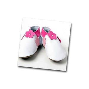 Inch Blue Florabunda Baby Girls Shoes - Kiddymania Rag Dolls