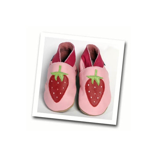 Inch Blue Strawberry Delight Baby Girls Shoes - Kiddymania Rag Dolls