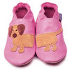 Inch Blue Baby shoes - Dashund Rose Pink - Kiddymania Rag Dolls