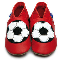Inch Blue Baby shoes - Football red - Kiddymania Rag Dolls