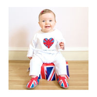 Inch Blue Union Jack Made with Love gift set - Kiddymania Rag Dolls