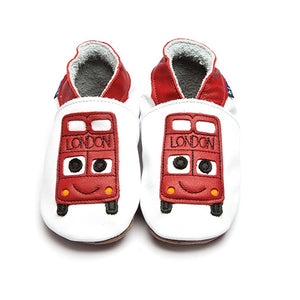 Inch Blue Baby shoes - Bus White - Kiddymania Rag Dolls