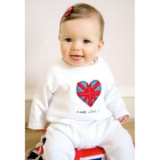 Inch Blue Union Jack Made with Love gift set - Kiddymania Rag Dolls