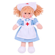 Nurse Nancy - 28cm - Kiddymania Rag Dolls