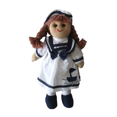 Powell Craft Handmade Mini sailor Rag doll 20cm - Kiddymania Rag Dolls