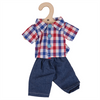 Check Shirt & Jeans - for 34cm Doll - Kiddymania Rag Dolls