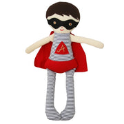 Super Hero Doll Rattle - 28 cm - Kiddymania Rag Dolls