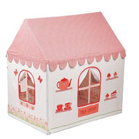 2 -in-1 Rose Cottage and Tea Shop Playhouse Large - Kiddymania Rag Dolls