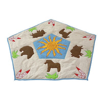 Wild West Wigwam Floor Quilt - Kiddymania Rag Dolls